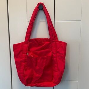 BAGGU Candy Apple Red Mini Cloud Bag